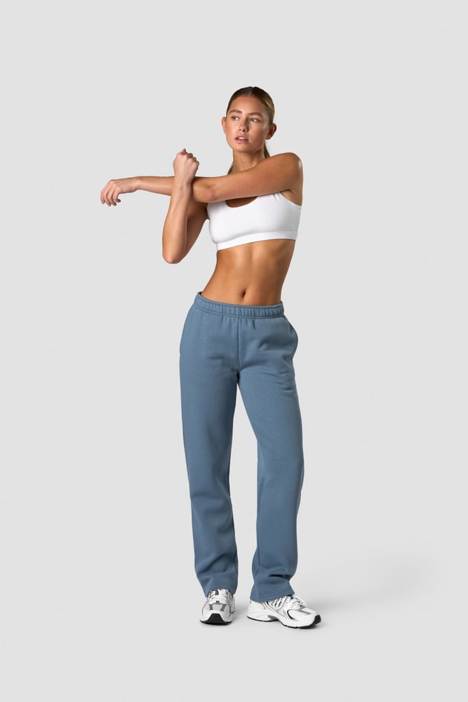 everyday straight leg sweatpants steel blue