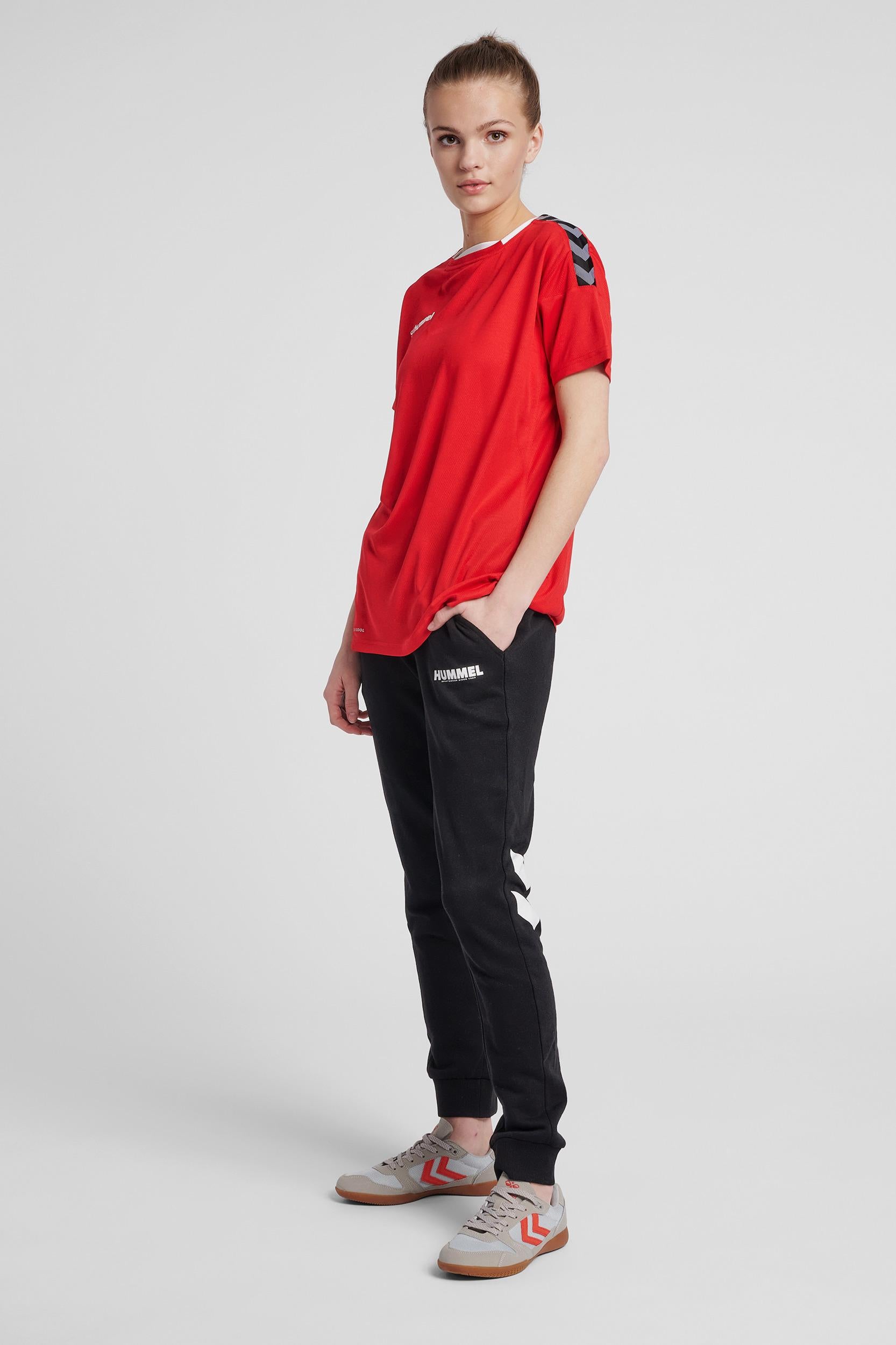 HUMMEL - Hmlauthentic Poly Jersey Woman S/s - True Red