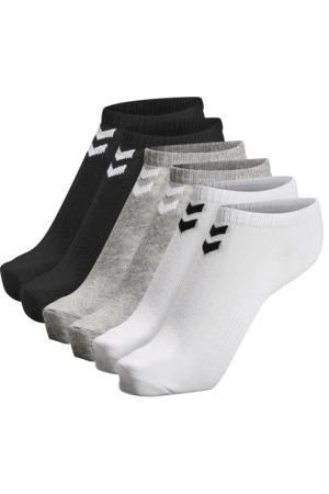 HUMMEL - Hmlchevron 6-pack Ankle Socks - Black/white/grey