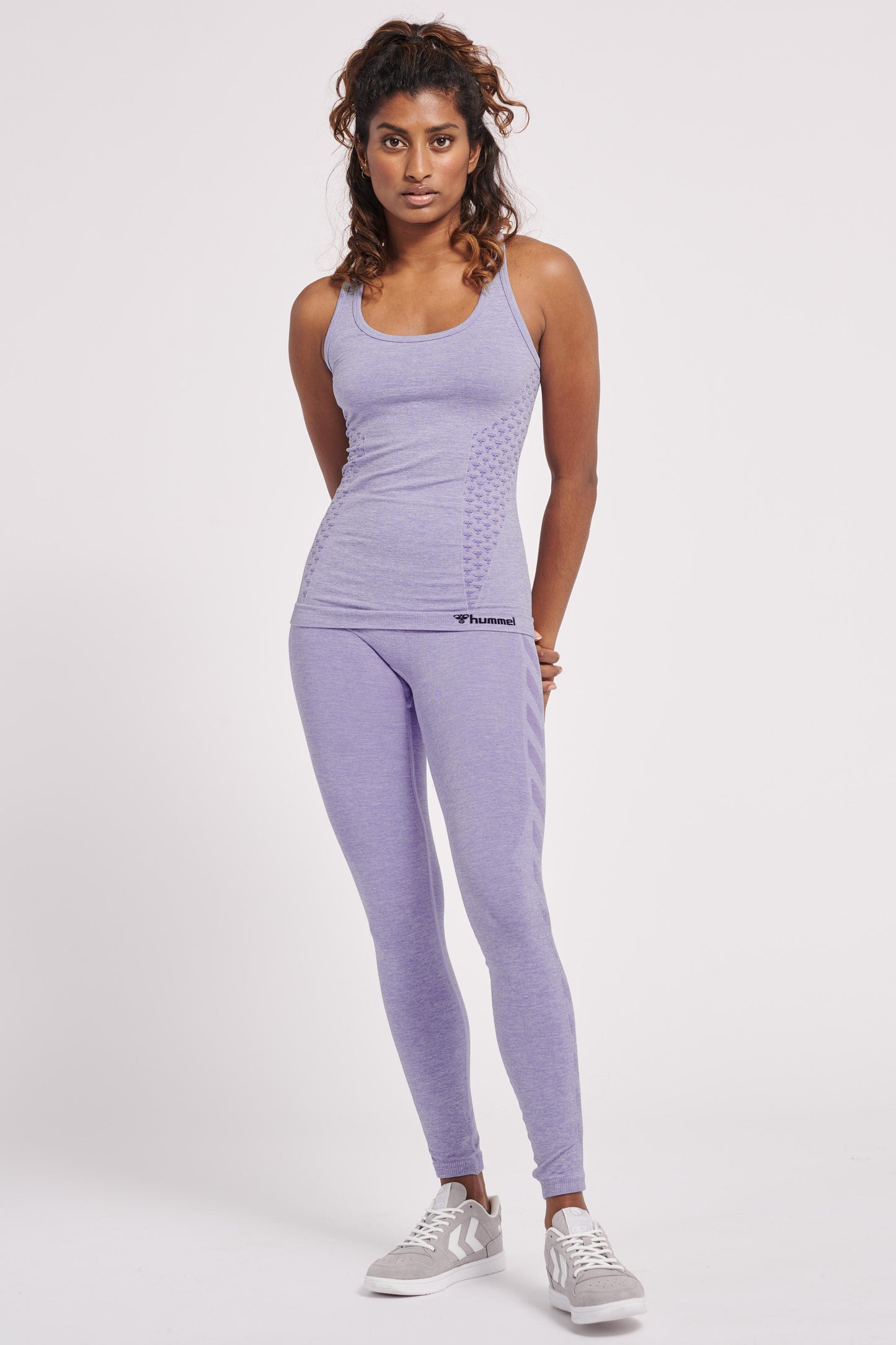 HUMMEL - Hmlci Seamless Top - Lavender Melange