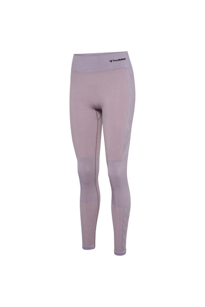 HUMMEL - Hmlclea Seamless Mid Waist Tights - Nirvana Melange