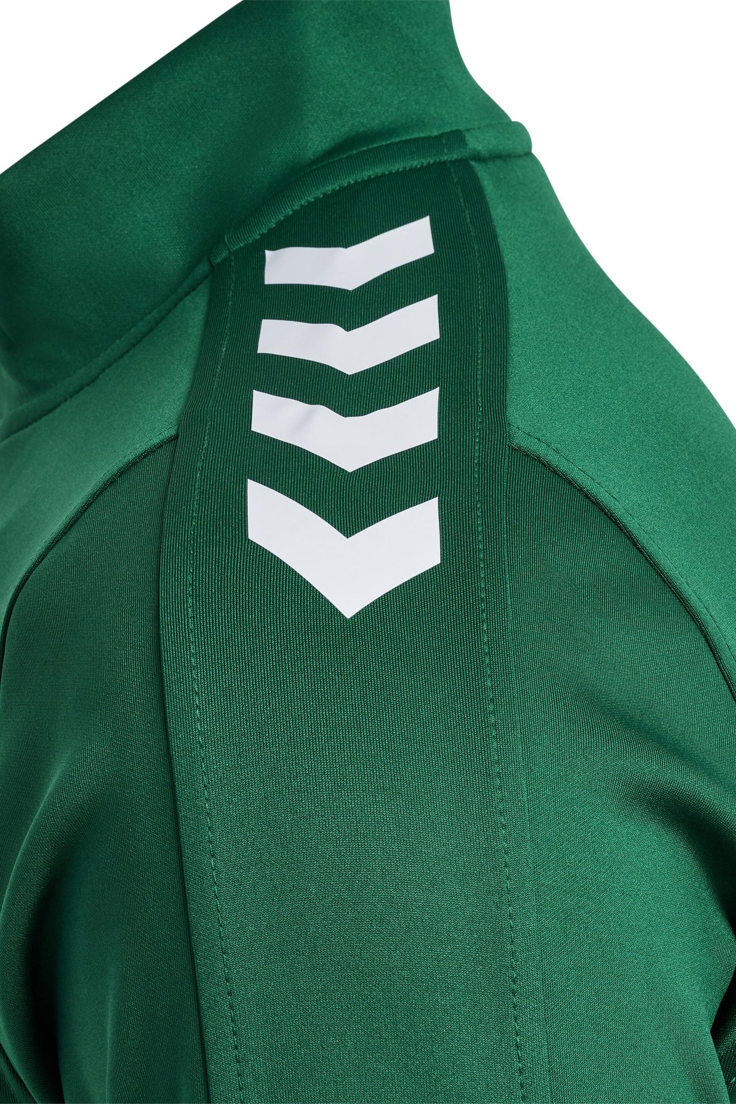 HUMMEL - Hmlcore Xk Half Zip Poly Sweat - Evergreen