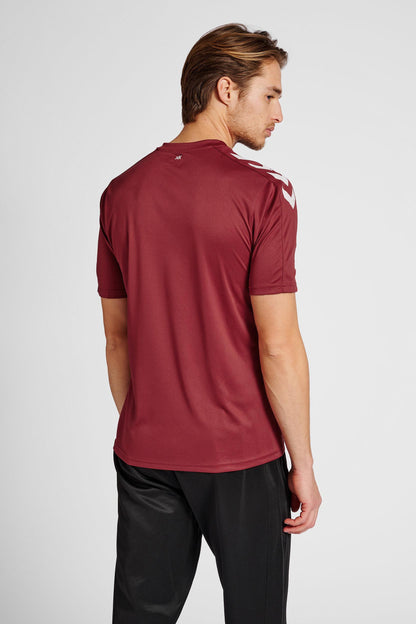 HUMMEL - Hmlcore Xk Poly Jersey S/s - Maroon