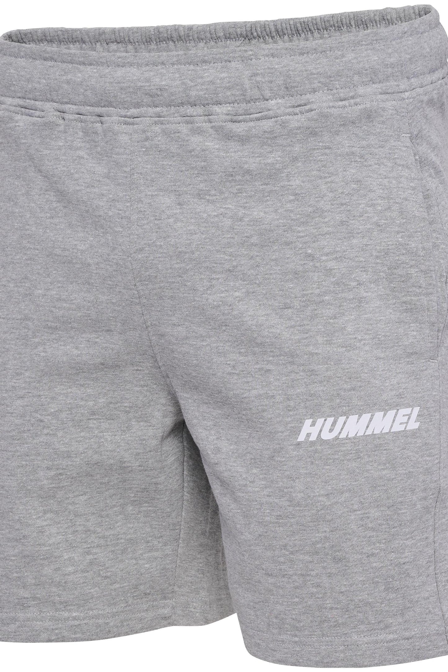 HUMMEL - Hmlelemental Cotton Shorts - Grey Melange