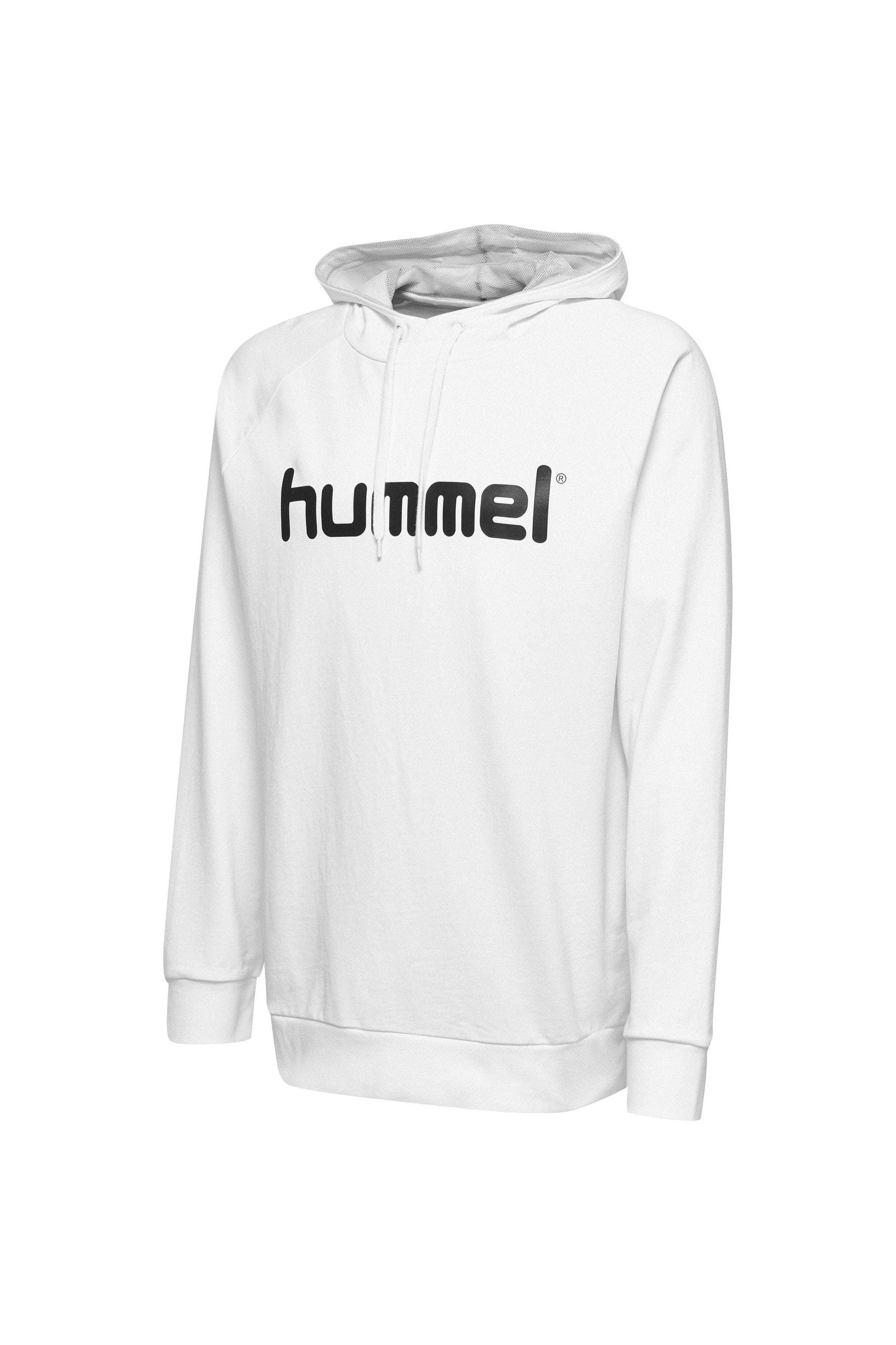 HUMMEL - Hmlgo Cotton Logo Hoodie - White