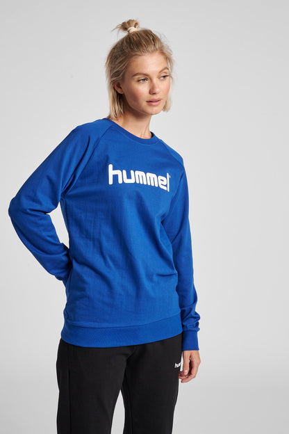 HUMMEL - Hmlgo Cotton Logo Sweatshirt Woman - True Blue