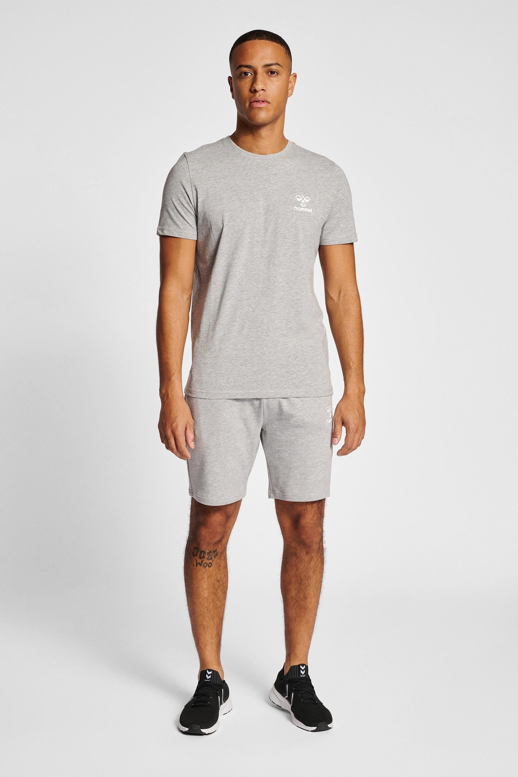 HUMMEL - Hmlicons T-shirt - Grey Melange