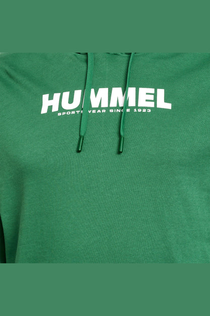 HUMMEL - Hmllegacy Logo Hoodie Plus - Foliage Green