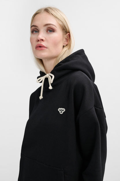 HUMMEL - Hmlloose Hoodie Bee - Black