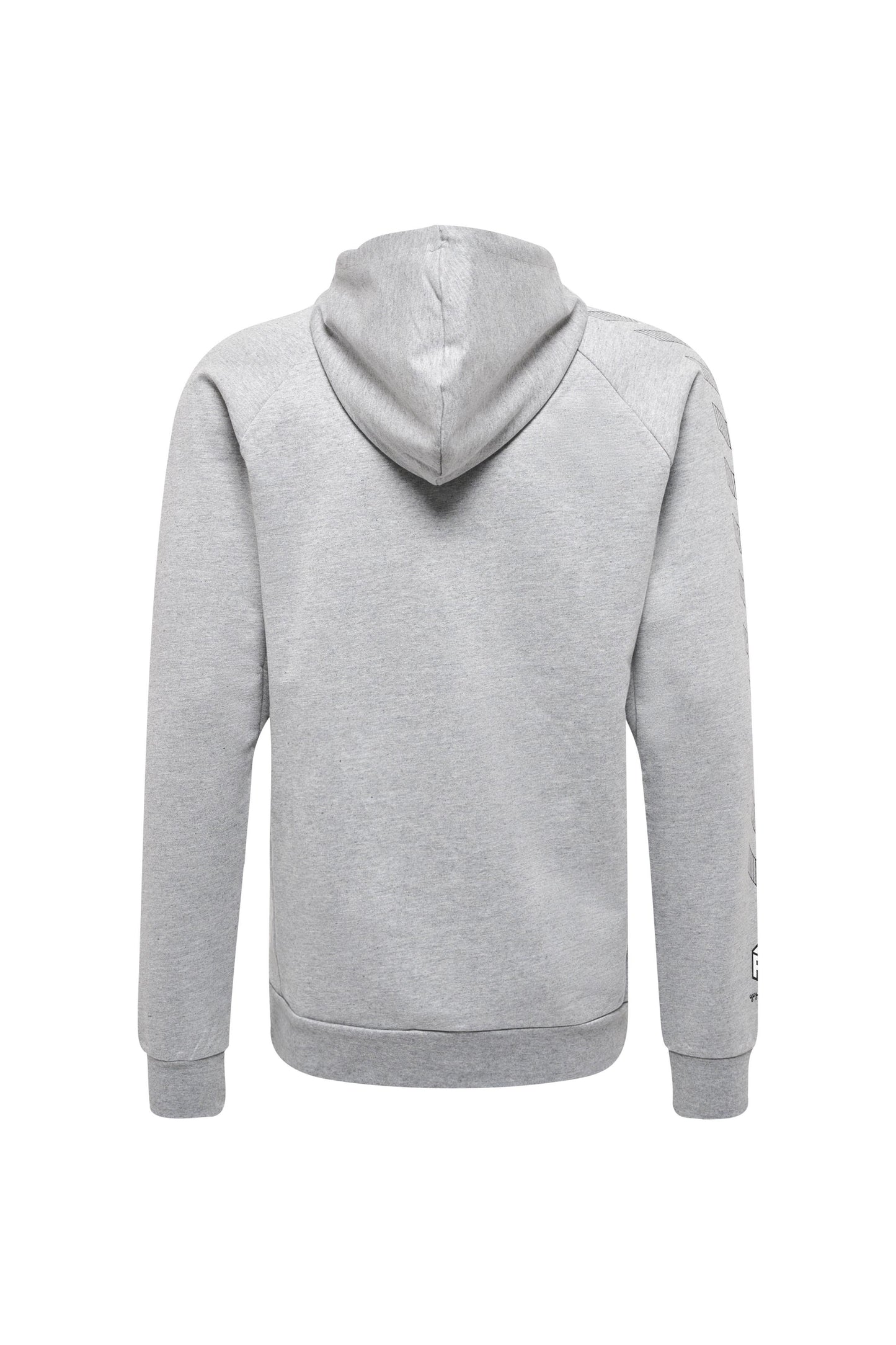 HUMMEL - Hmlmove Grid Cotton Hoodie - Grey Melange