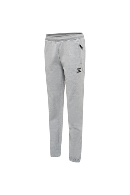 HUMMEL - Hmlmove Grid Cotton Pants Woman - Grey Melange