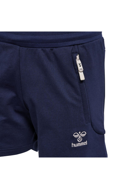 HUMMEL - Hmlmove Grid Cotton Shorts Woman - Marine