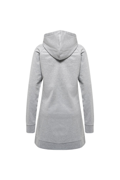 HUMMEL - Hmlmove Grid Cotton Sweatdress - Grey Melange