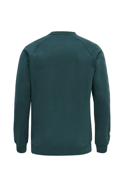 HUMMEL - Hmlmove Grid Cotton Sweatshirt - Deep Teal