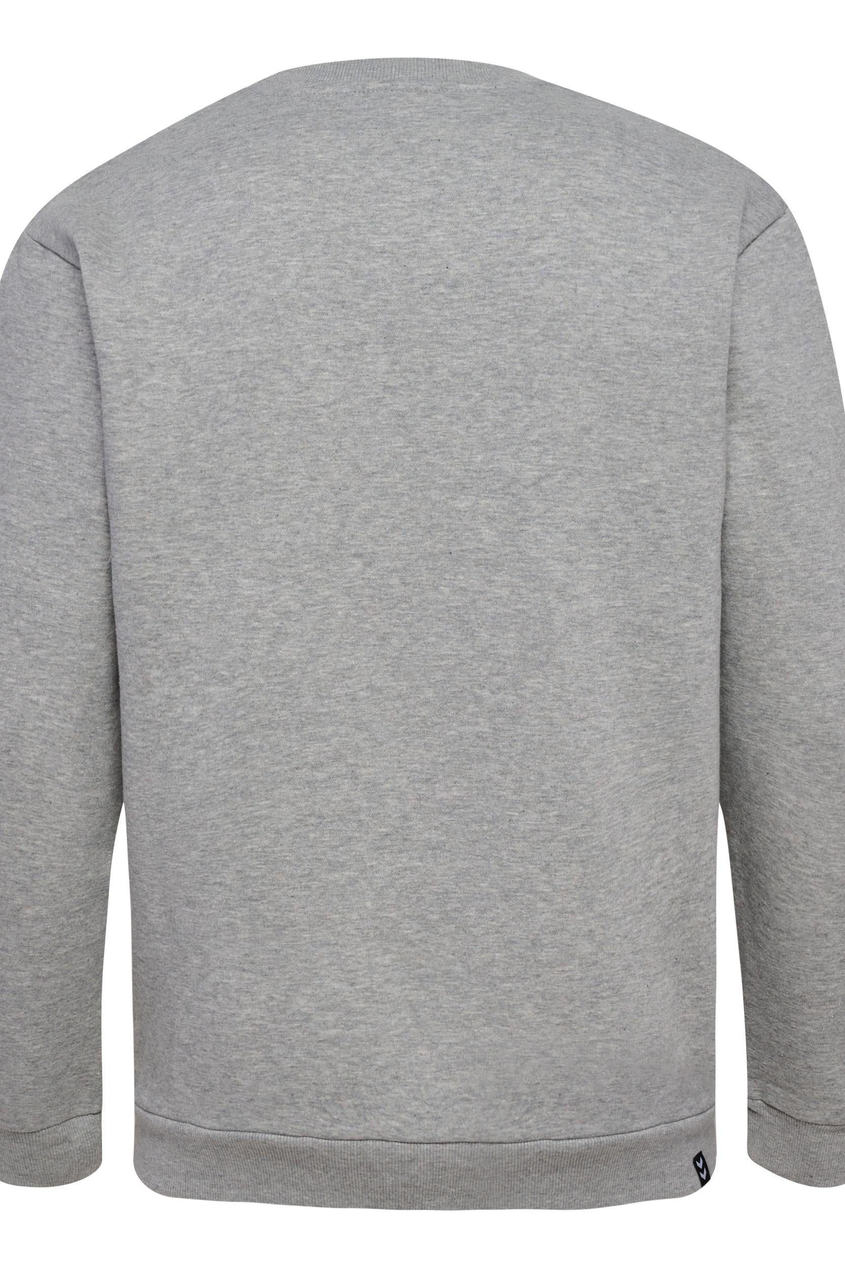 HUMMEL - Hmlmover Cotton Sweatshirt - Grey Melange