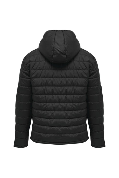 HUMMEL - Hmlnorth Quilted Hood Jacket - Black/asphalt