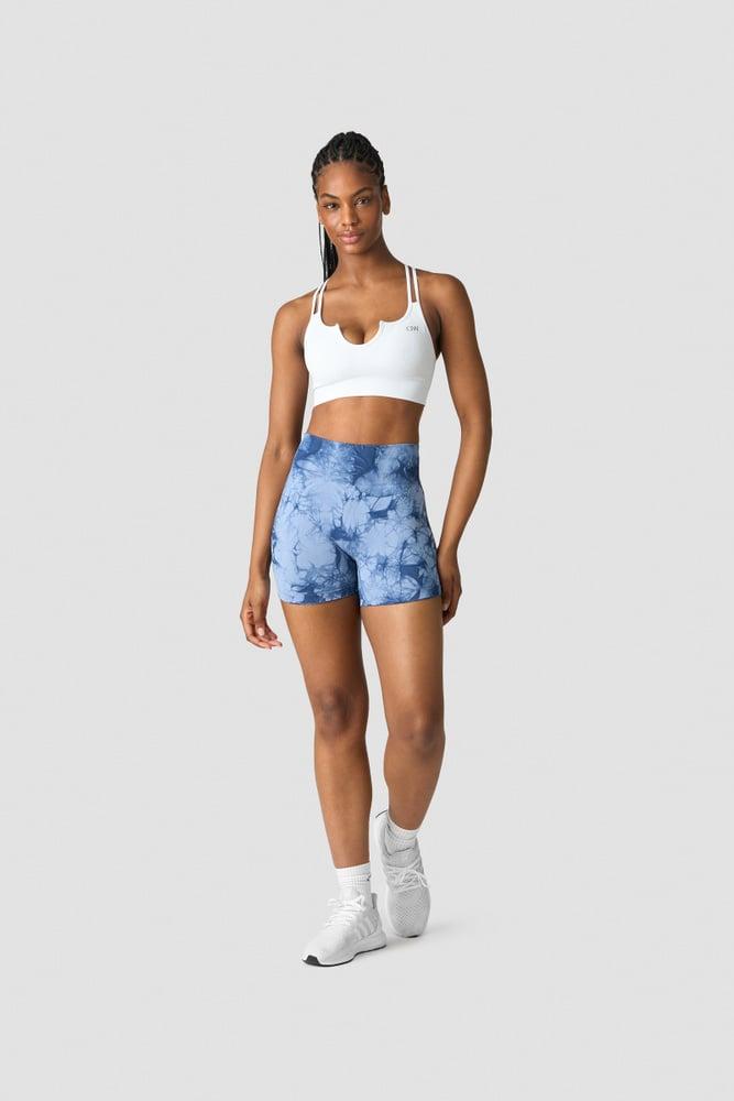 ICANIWILL - Define Seamless Tie Dye Shorts - Urban Blue