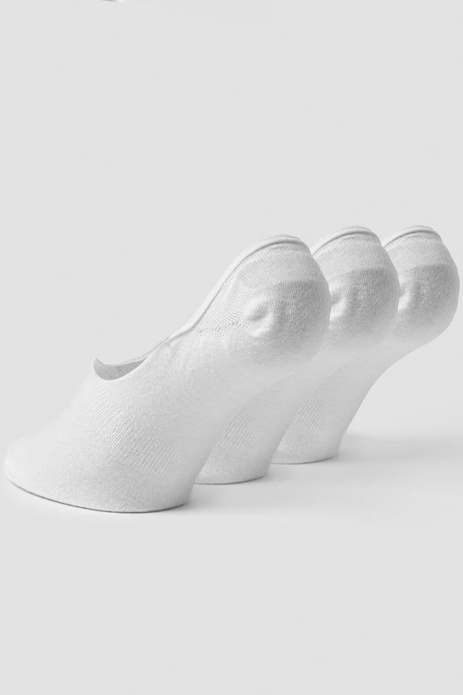 ICANIWILL - Invisible Socks 3-pack - White