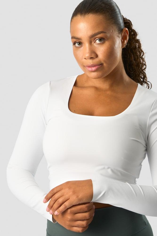 ICANIWILL - Nimble Soft Cropped LS - White