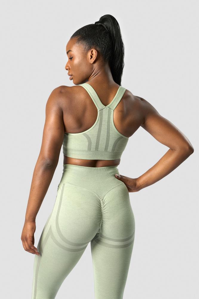 ICANIWILL - Rush Seamless Sports Bra - Sage Green