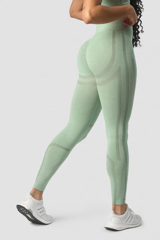 ICANIWILL - Rush Seamless Tights - Ice Green Melange