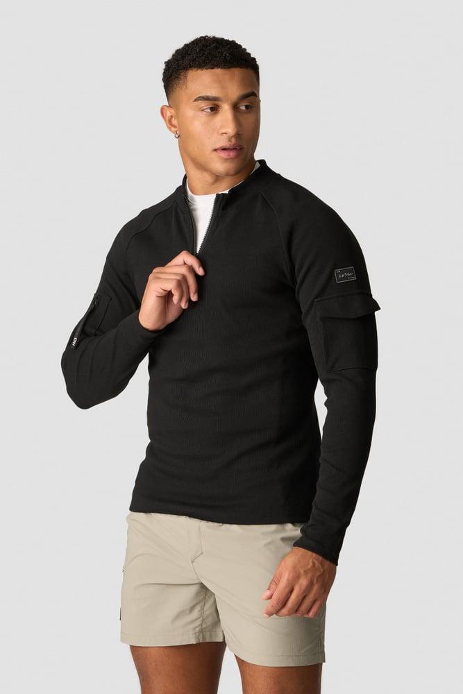 ICANIWILL - Shourai 1/4 Zip Ls - Black