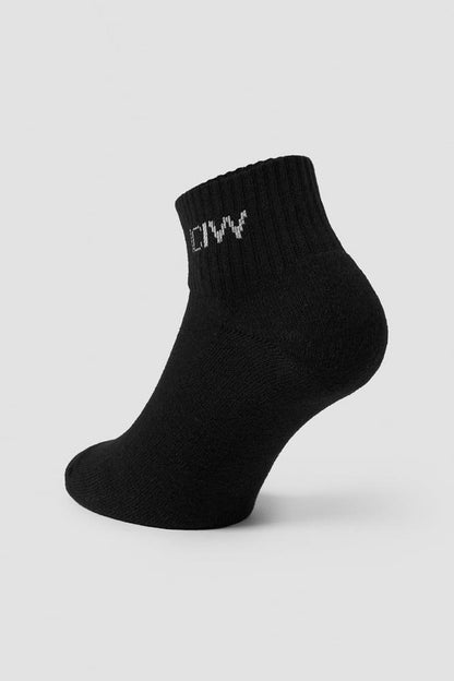 ICANIWILL - Training Half Socks - Black