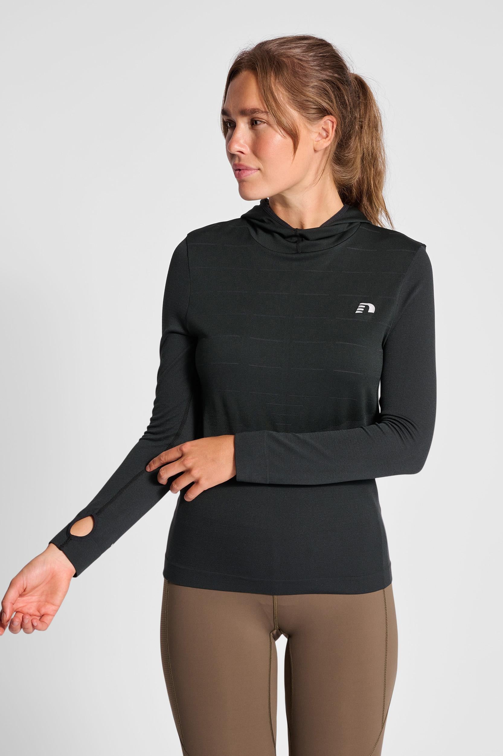 NEWLINE - Nwlcambrigde Seamless Hoodie Female - Black