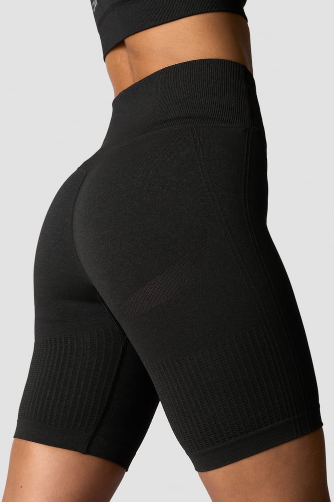 soft seamless biker shorts wmn black