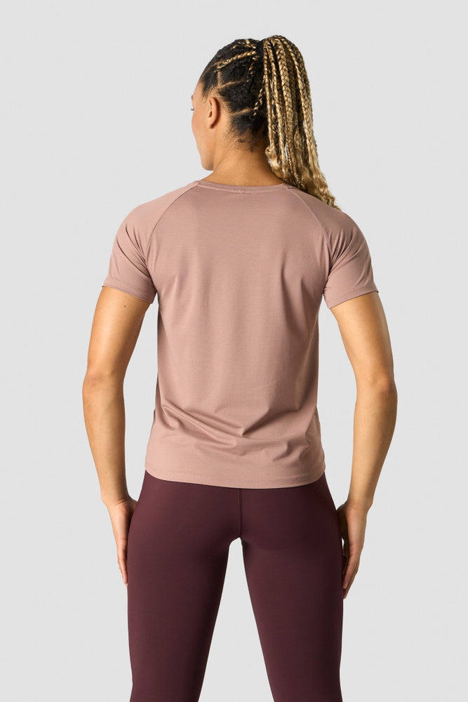 stride t-shirt wmn light mauve