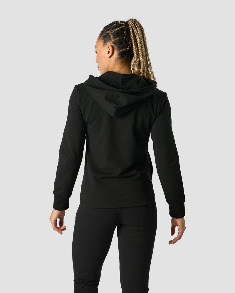 stride zip hoodie wmn black