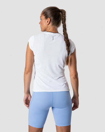 training pique polo white/black wmn