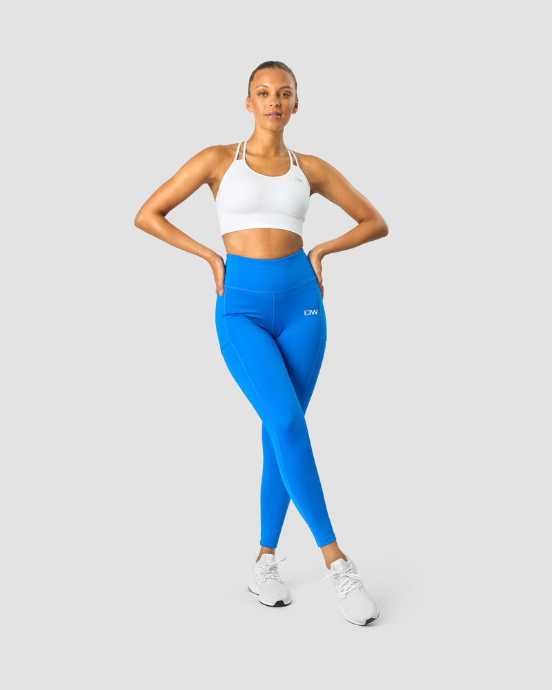 training tights cobalt blue